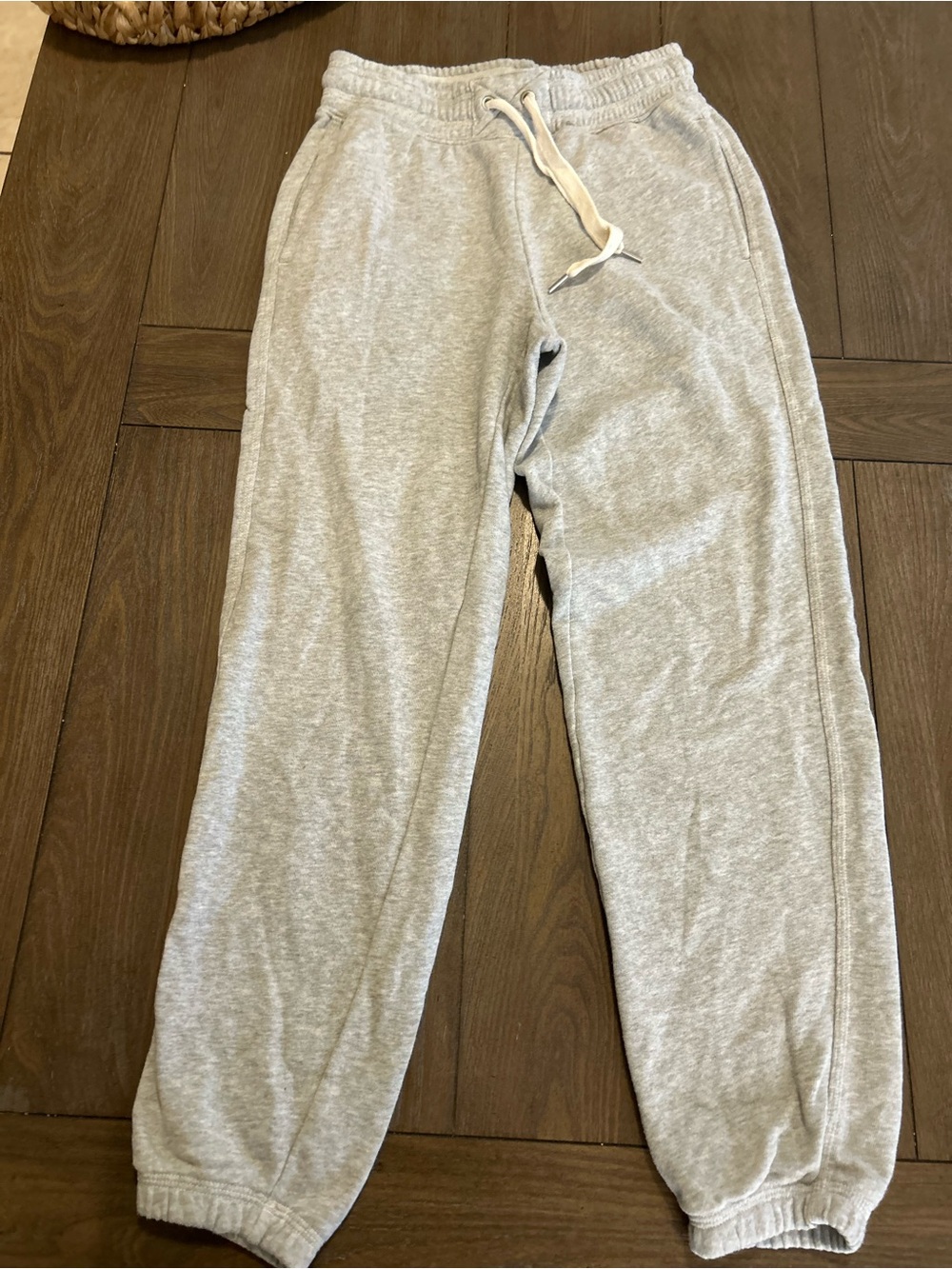 aerie Heather Gray Drawstring Joggers
